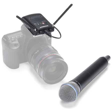 Samson CONCERT88 CAMERA MANO (F) - Kit receptor DIVERSITY CR88V y emisor de mano con cápsula Q8 - Tempo Shop