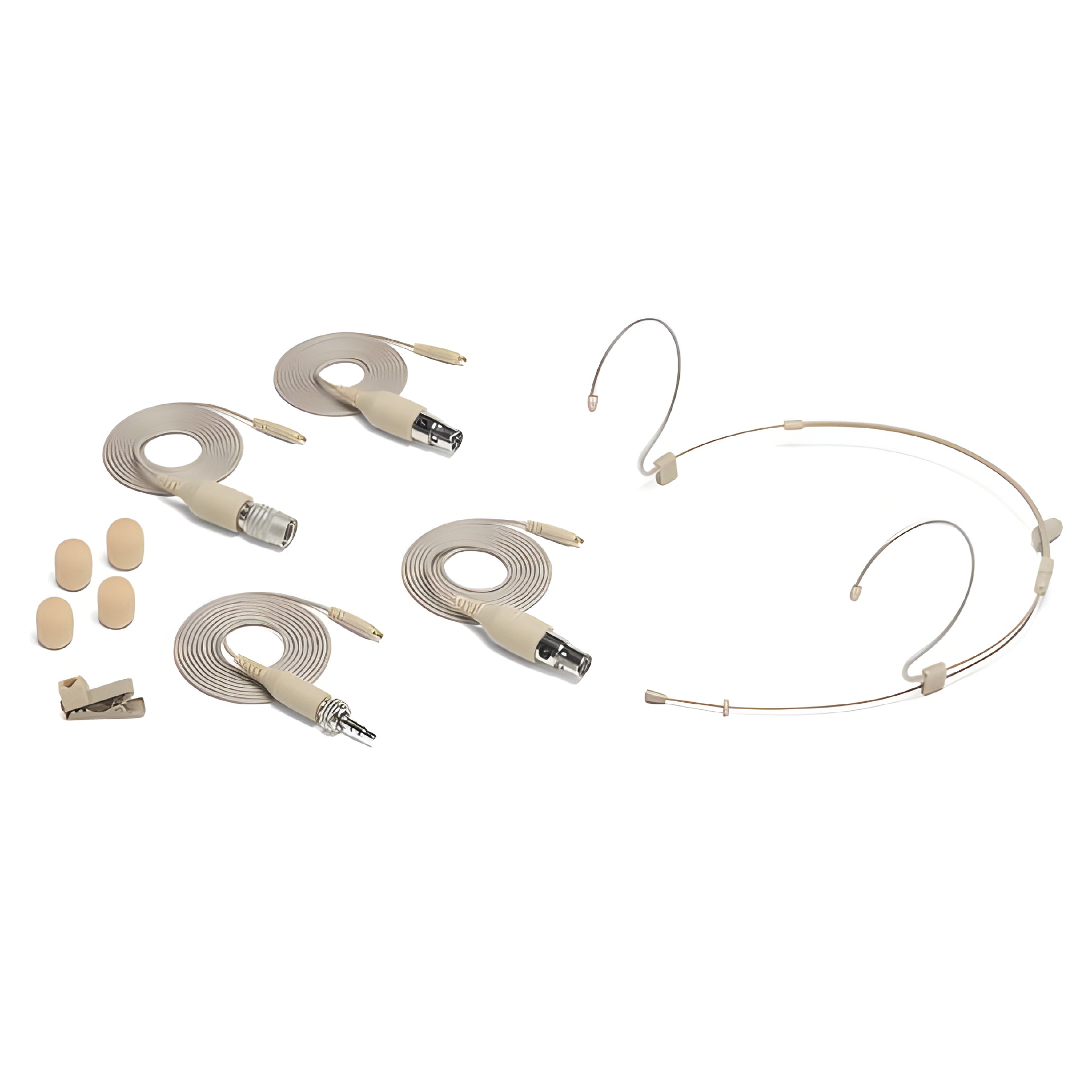 Samson DE10X DOUBLE EARSET MICROPHONE (OMNIDIRECTIONAL) - Micrófono de diadema miniatura, casi invisible - Tempo Shop