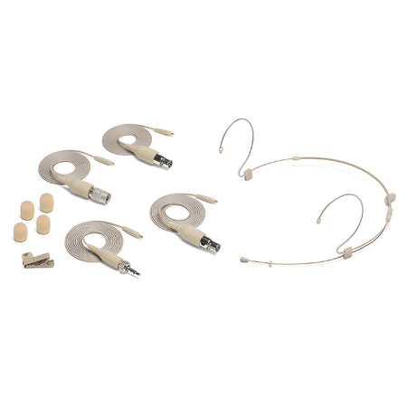 Samson DE10X DOUBLE EARSET MICROPHONE (OMNIDIRECTIONAL) - Micrófono de diadema miniatura, casi invisible - Tempo Shop