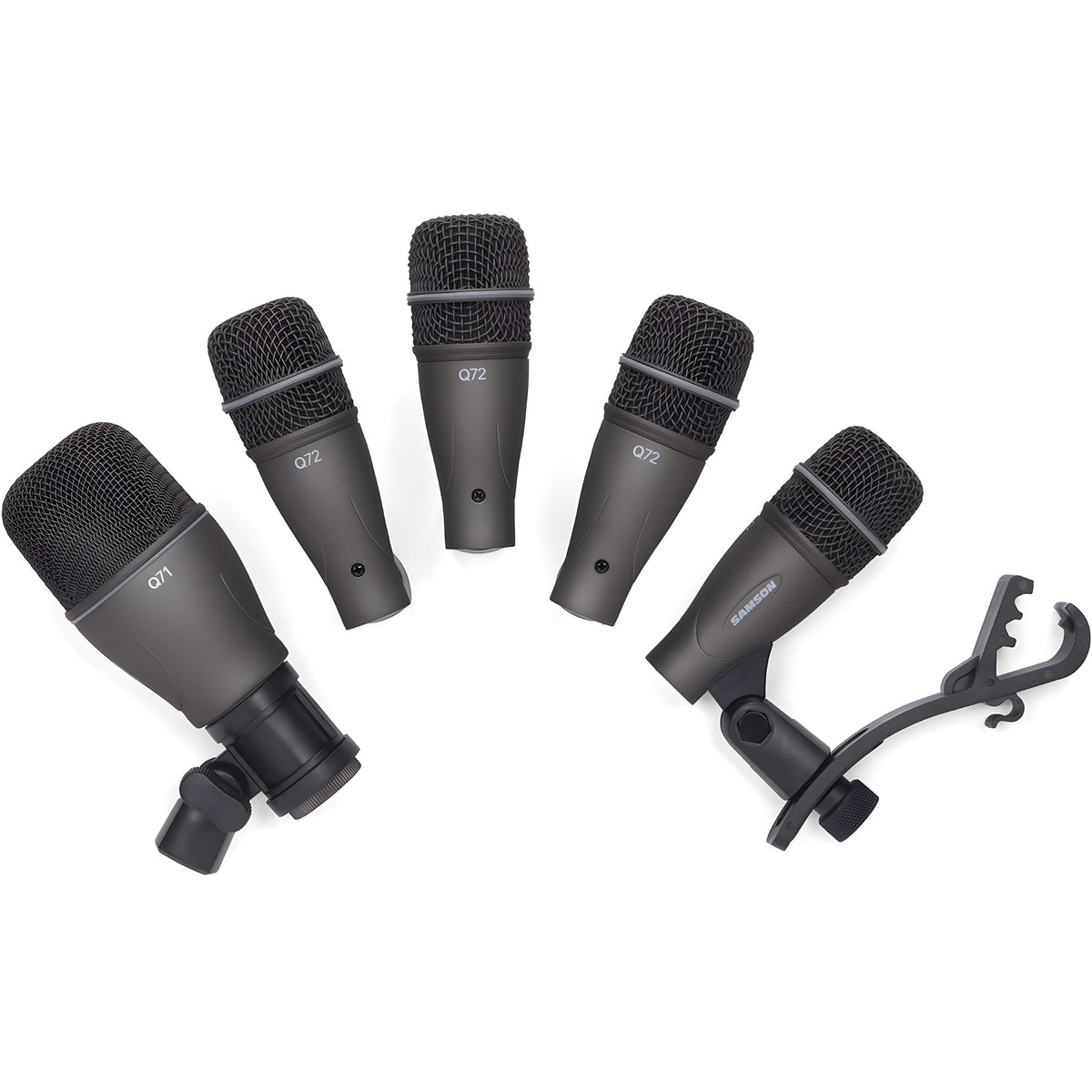 Samson DK705 - 5 PC DRUM MIC KIT W/CASE - Pack de micros dinámicos para batería - Tempo Shop