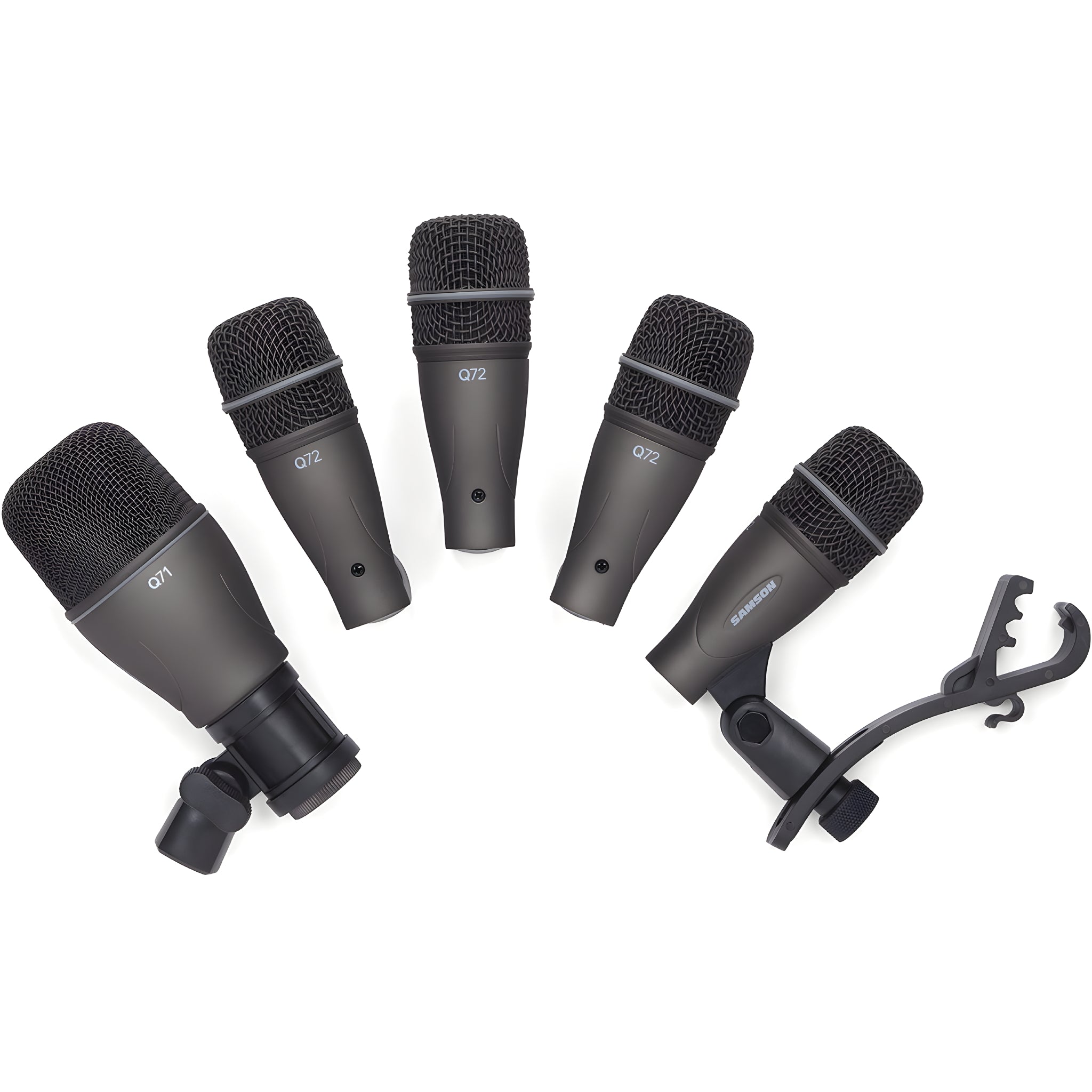 Samson DK705 - 5 PC DRUM MIC KIT W/CASE - Pack de micros dinámicos para batería - Tempo Shop