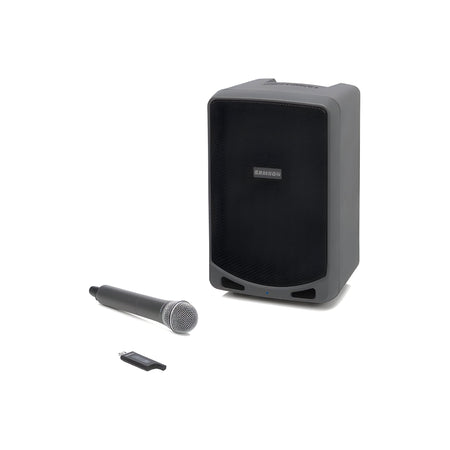 Samson EXPEDITION XP106W W/ XPD1 HANDHELD - Caja de 6'' compacta portátil autoamplificada de 2 vías de 100W - Tempo Shop