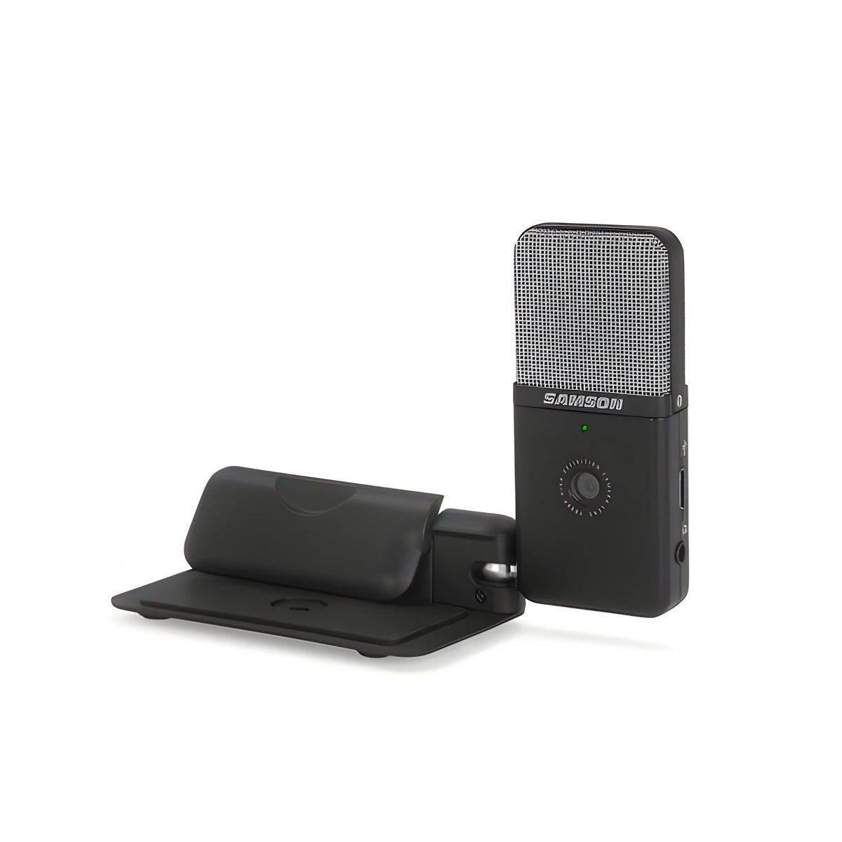 Samson GO MIC VIDEO USB CLIPON MIC - Micrófono de condensador compacto y portátil con webcam Full HD - Tempo Shop