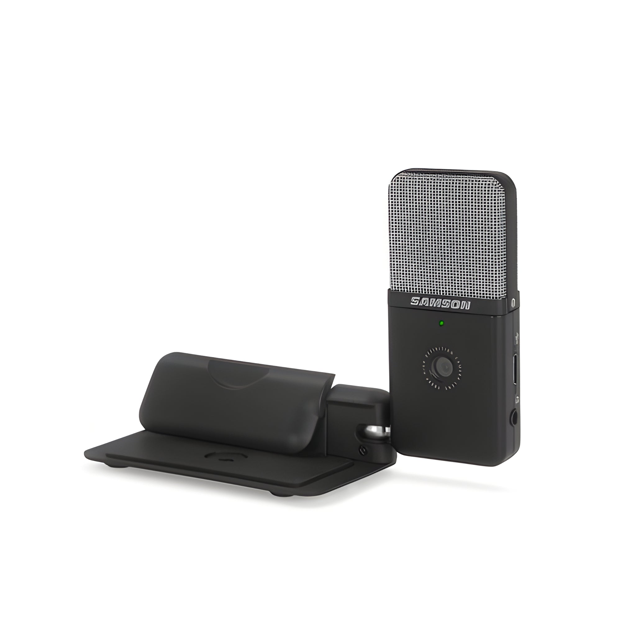 Samson GO MIC VIDEO USB CLIPON MIC - Micrófono de condensador compacto y portátil con webcam Full HD - Tempo Shop