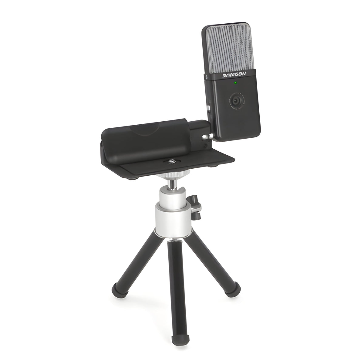 Samson GO MIC VIDEO USB CLIPON MIC - Micrófono de condensador compacto y portátil con webcam Full HD - Tempo Shop