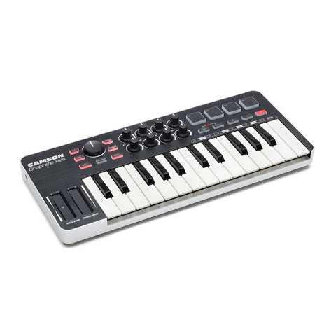 Samson GRAPHITE M25 MINI KEYBOARD CONTROLLER - Mini - teclado controlador USB/MIDI de 25 teclas semi - contrapesada - Tempo Shop