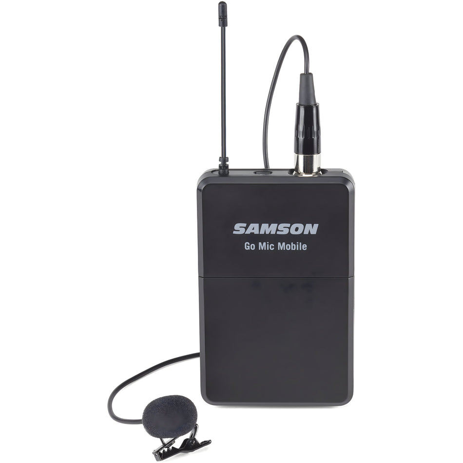 Samson LM8 LAVALIER MICROPHONE+BELTPACK TRANSMITTER - Transmisor de petaca Go Mic Mobile® - Tempo Shop