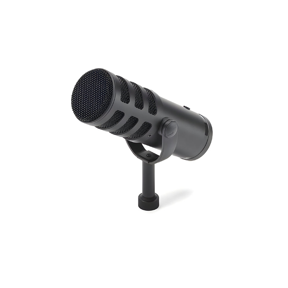 Samson Q9U BROADCAST MICROPHONE (XLR AND USB - C OUTPUT) - Micrófono dinámico con bobina humbucking y imán de neodimio, cardioide - Tempo Shop