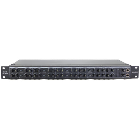 Samson SM10 10 CHANNEL RACKMOUNT MIXER - Mesa de mezclas formato rack para instalación de 10 inputs estéreo - Tempo Shop