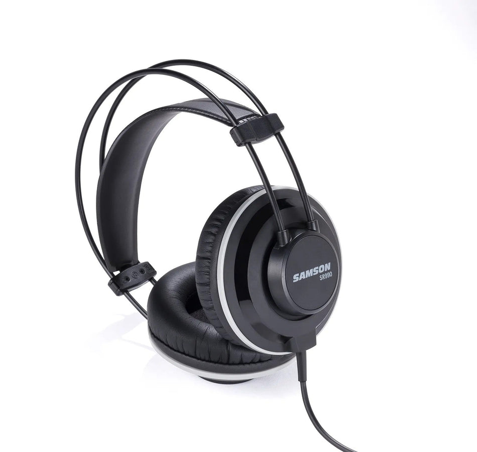 Samson SR990 - Auriculares de estudio cerrados circumaurales de 50 mm (referencia para mezcla y monitorización) - Tempo Shop