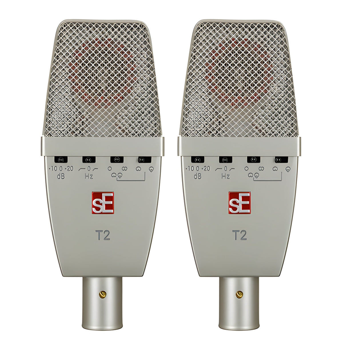 sE Electronics T2 (PAREJA) - Micrófono de condensador gran diafragma - Tempo Shop