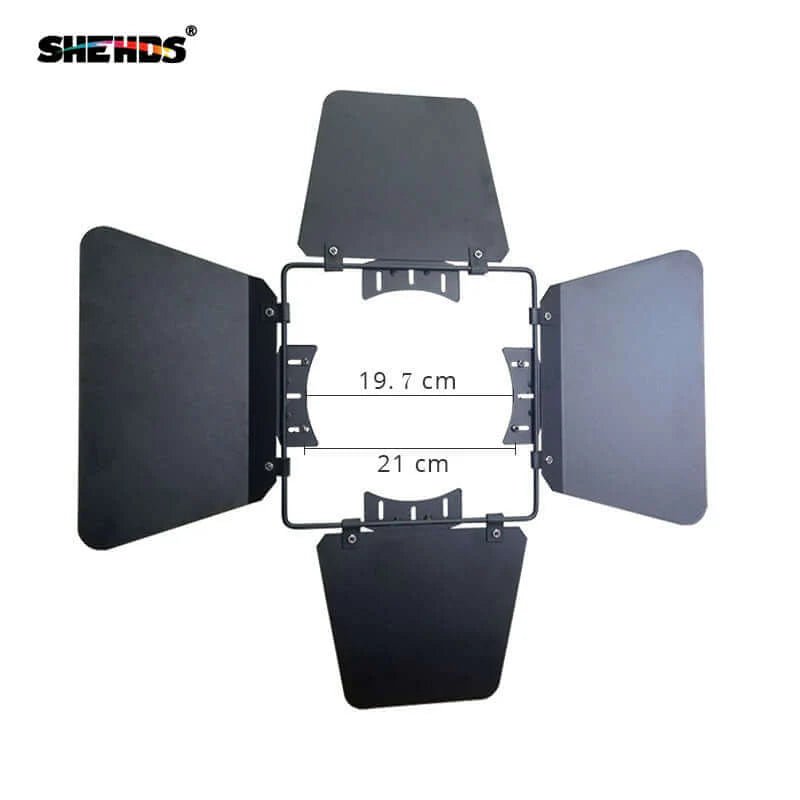 SHEHDS BarnDoors - B - 2x Aletas de Hierro para Focos LED COB Par - Tempo Shop