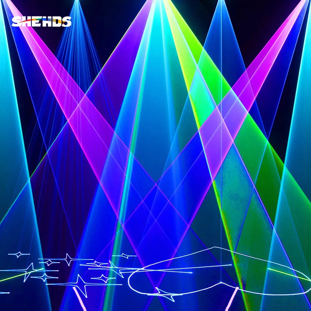 Constellaser 12W RGB Animación Impermeable APP Control – SHEHDS NWALA12WRGB - Tempo Shop