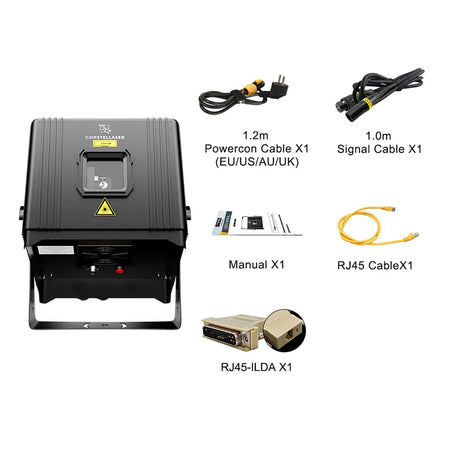 Control APP Constellaser Waterproof 6W RGB Animación Láser Recargable – SHEHDS NCONSRWAP6WA - Tempo Shop