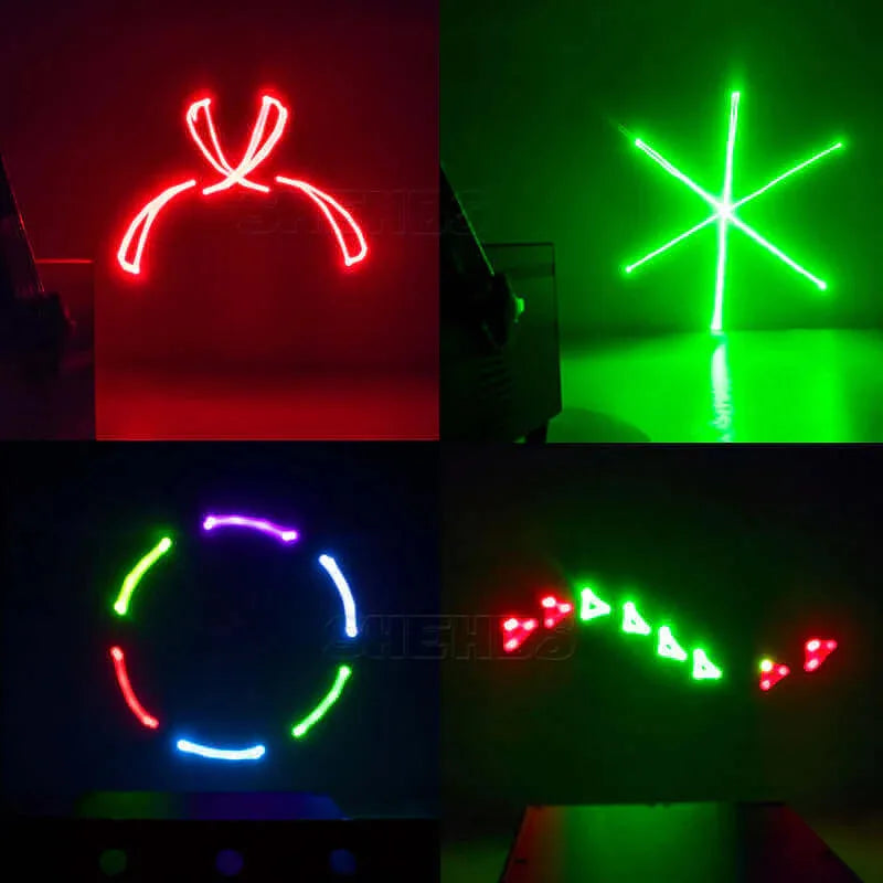 Control APP Láser RGB 3W Efecto 3D Escáner – SHEHDS NLa3WRGB - Tempo Shop