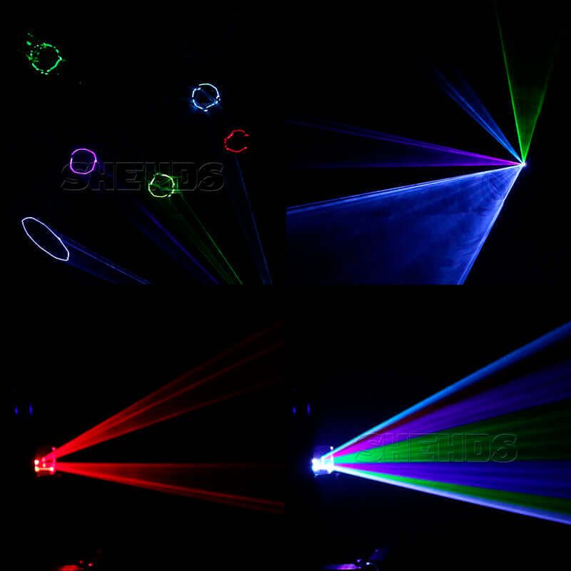 Control APP Láser RGB 3W Efecto 3D Escáner – SHEHDS NLa3WRGB - Tempo Shop