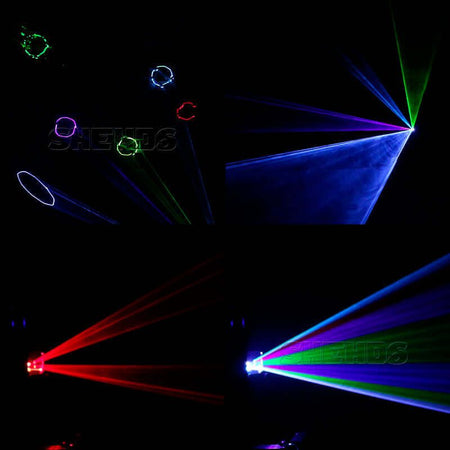 Control APP Láser RGB 3W Efecto 3D Escáner – SHEHDS NLa3WRGB - Tempo Shop