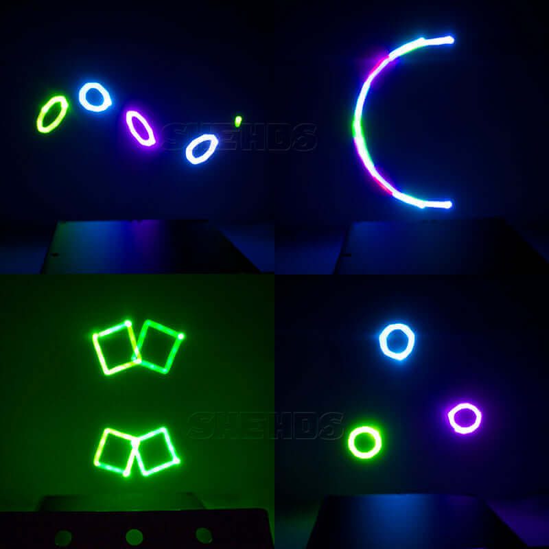 Control APP Láser RGB 3W Efecto 3D Escáner – SHEHDS NLa3WRGB - Tempo Shop