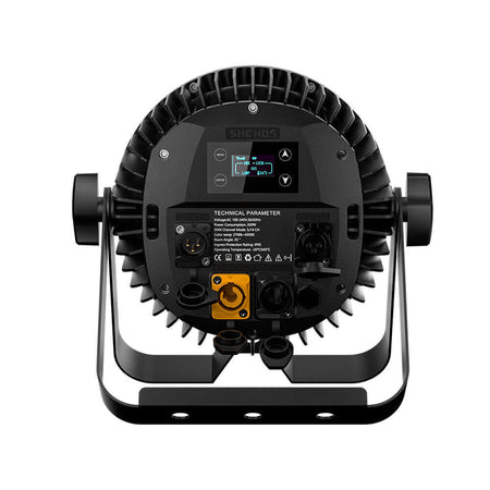 SHEHDS CORALP18A - Foco Par LED Flat 18×12W RGBWA+UV Impermeable con RDM IP65 - Tempo Shop