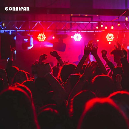 SHEHDS CORALP18A - Foco Par LED Flat 18×12W RGBWA+UV Impermeable con RDM IP65 - Tempo Shop