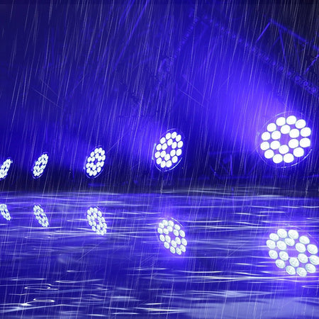 SHEHDS CORALP18A - Foco Par LED Flat 18×12W RGBWA+UV Impermeable con RDM IP65 - Tempo Shop