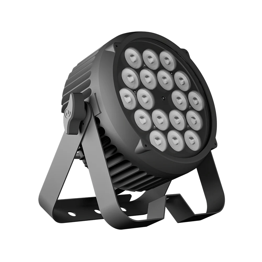 SHEHDS CORALP18A - Foco Par LED Flat 18×12W RGBWA+UV Impermeable con RDM IP65 - Tempo Shop