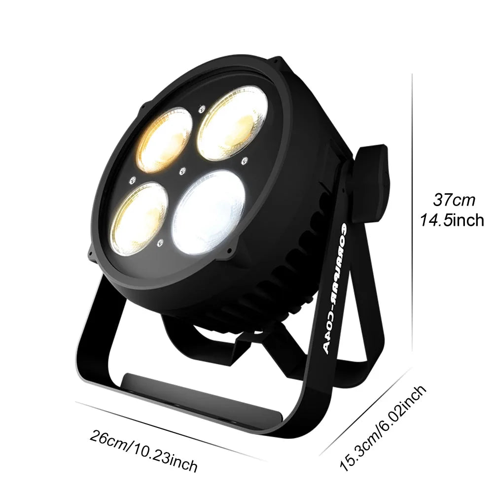 CoralPar SH-CORALC04A – Foco PAR COB LED 200W Blanco Frío + Cálido IP65 - Tempo Shop