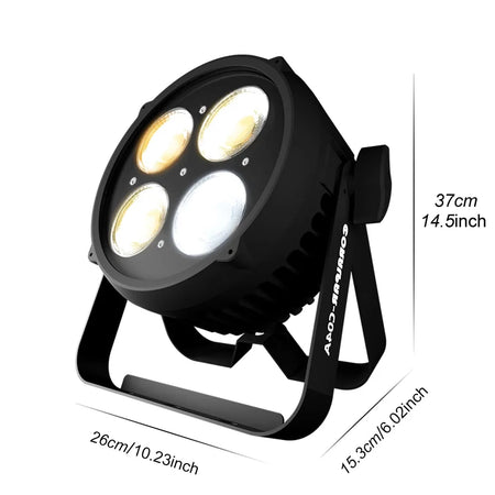 CoralPar SH-CORALC04A – Foco PAR COB LED 200W Blanco Frío + Cálido IP65 - Tempo Shop
