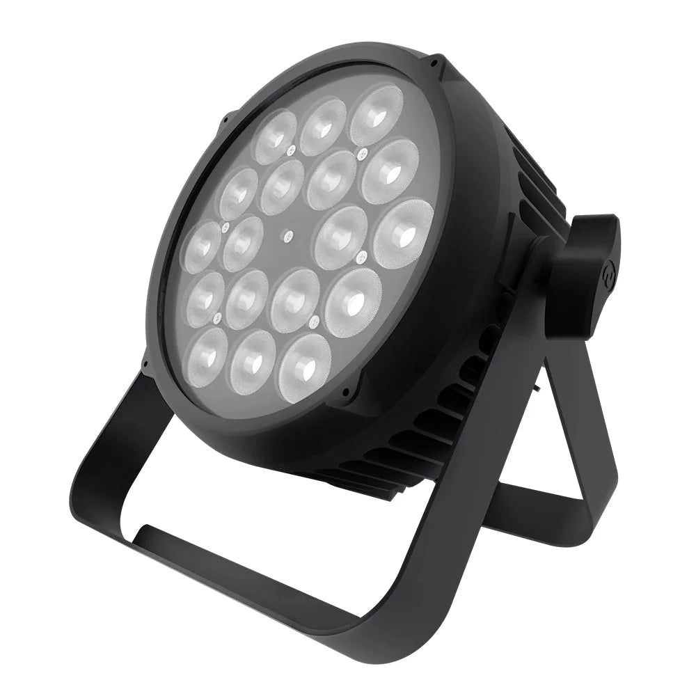 CoralPar SH-CORALP18A – Foco Par LED Flat 18×12W RGBWA+UV Impermeable con RDM - Tempo Shop