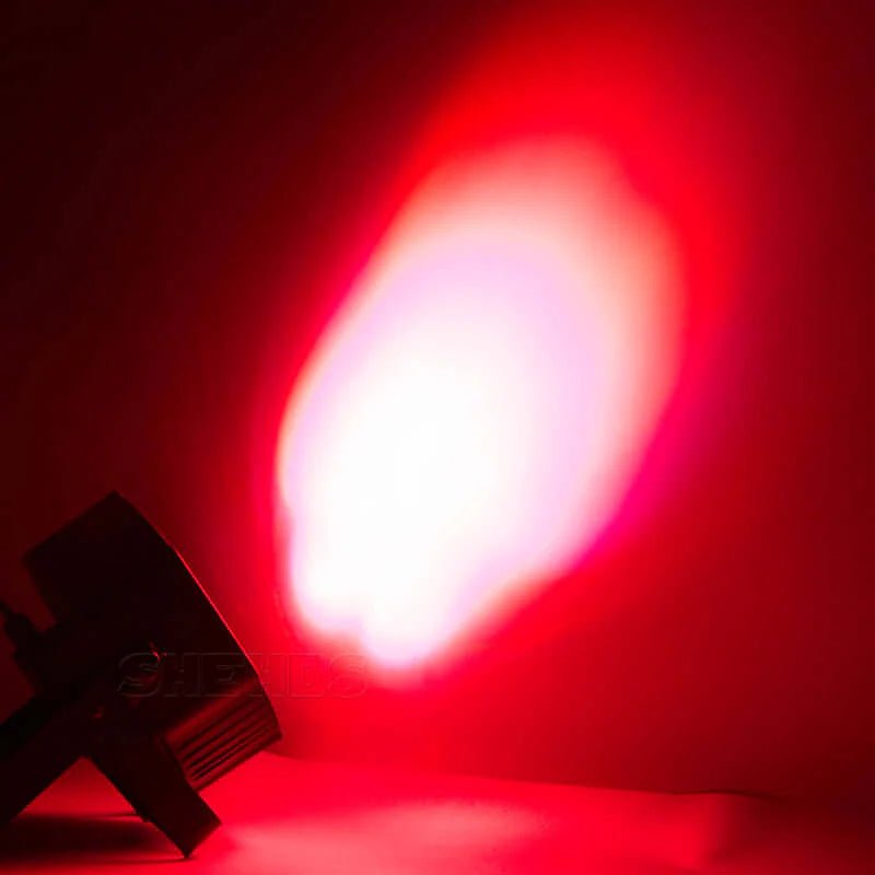 SHEHDS FP0718F - Foco Par Slim Silencioso LED 7×18W RGBWA+UV - Tempo Shop