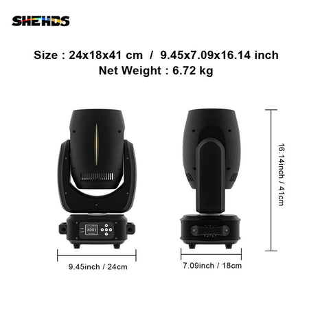 GalaxyJet LED Beam 180W Moving Head Lighting para Escenarios y Conciertos - Tempo Shop