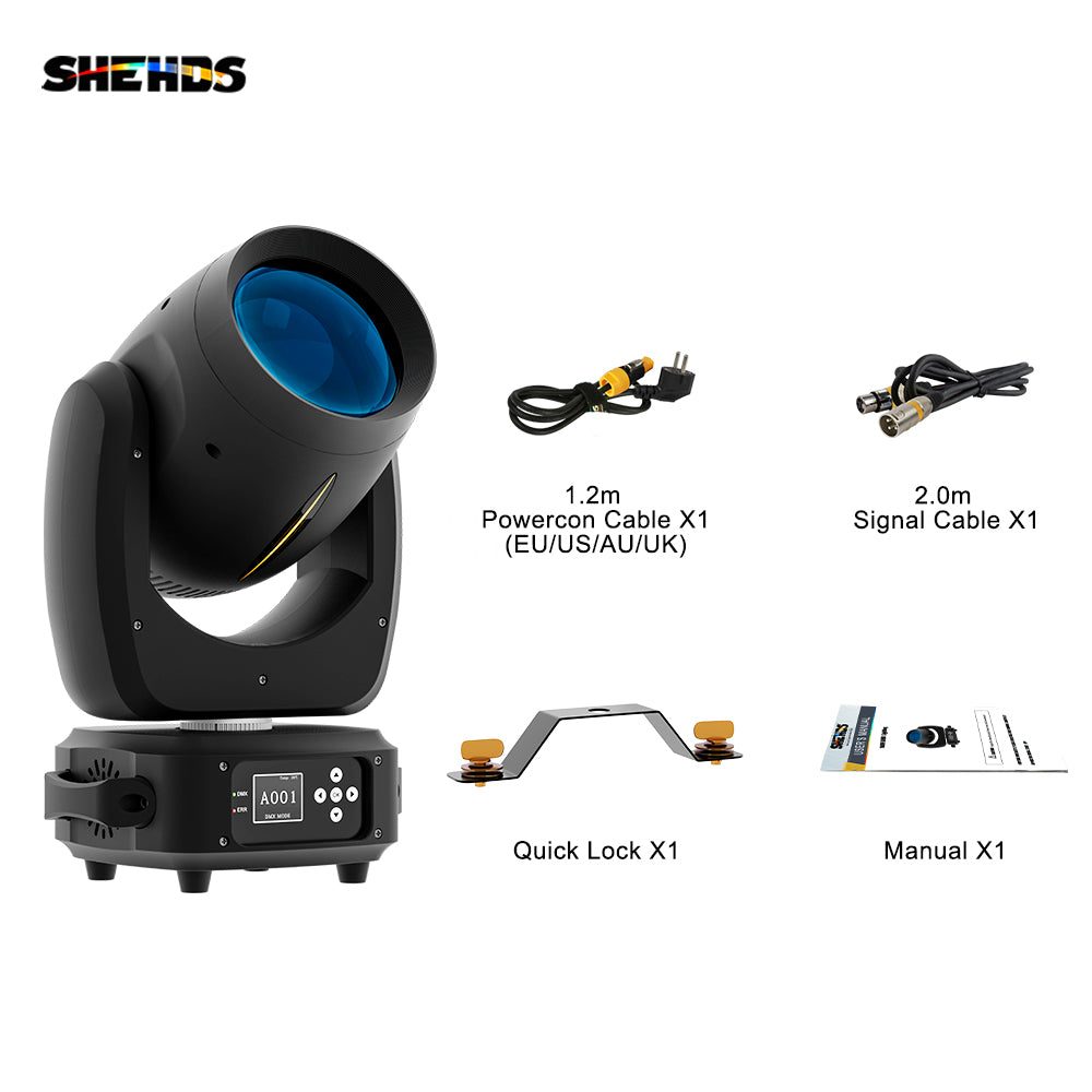 GalaxyJet LED Beam 180W Moving Head Lighting para Escenarios y Conciertos - Tempo Shop