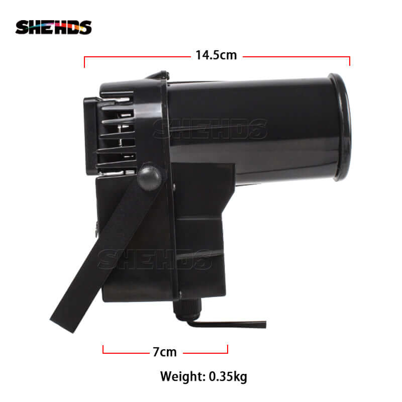 SHEHDS MnSS10WD - Foco Mini Spotlight LED 10W RGBW 4in1 - Tempo Shop