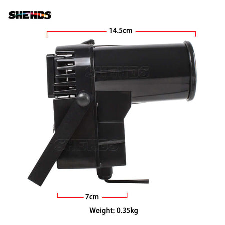 SHEHDS MnSS10WD - Foco Mini Spotlight LED 10W RGBW 4in1 - Tempo Shop