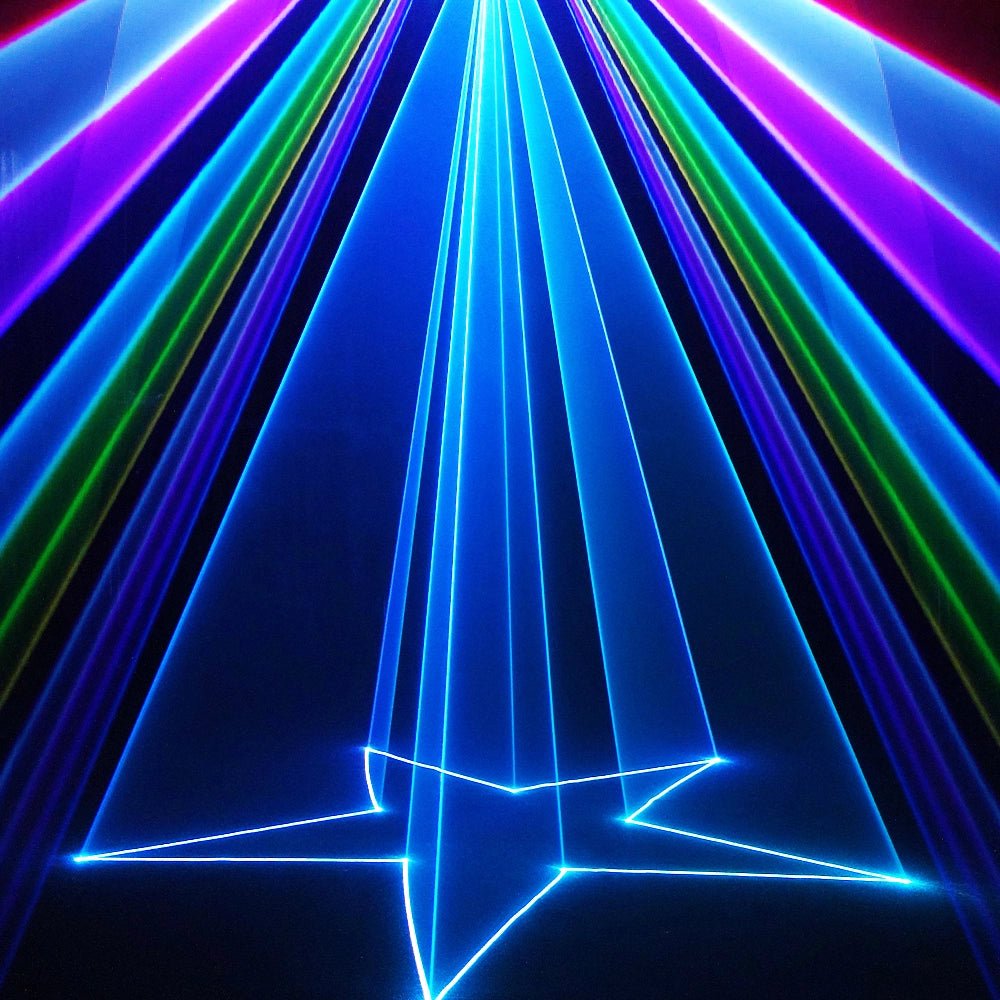 SHEHDS NLA12WRGB - Proyector láser RGB 12W con Control APP - Tempo Shop