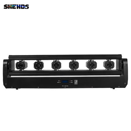 SHEHDS NMHLa6E3in1 - Cabeza móvil Laser 3000 mW RGB 6x500mW con Control APP - Tempo Shop