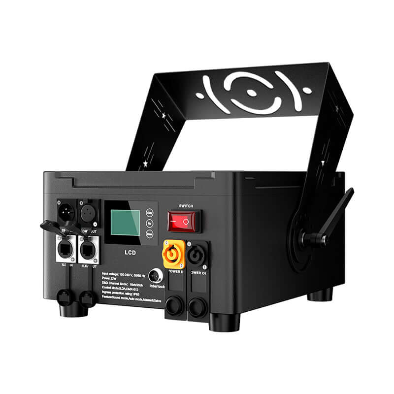 SHEHDS NWALA12WRGB - Proyector láser RGB 12W con Control APP, Impermeable IP65 - Tempo Shop