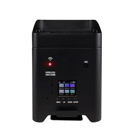 SHEHDS RCBaP0618F - Foco PAR LED a Batería 6×18W RGBAW+UV con Control Inalámbrico y WiFi - Tempo Shop