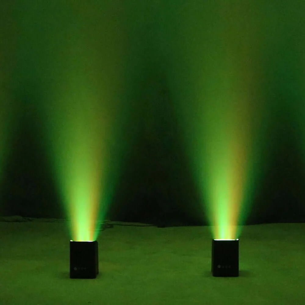 SHEHDS RCBaP0618F - Foco PAR LED a Batería 6×18W RGBAW+UV con Control Inalámbrico y WiFi - Tempo Shop