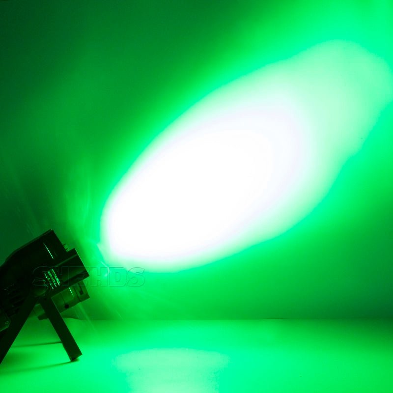 SHEHDS SAPp0718F - Foco Mini Par LED 7×18W RGBWA+UV en Aleación de Aluminio - Tempo Shop