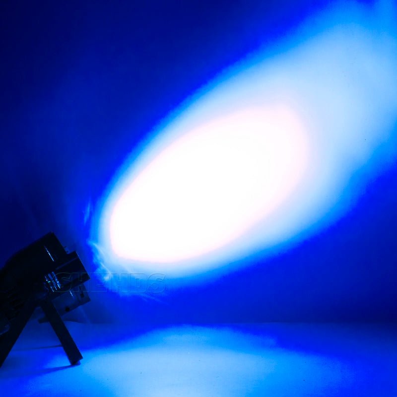 SHEHDS SAPp0718F - Foco Mini Par LED 7×18W RGBWA+UV en Aleación de Aluminio - Tempo Shop