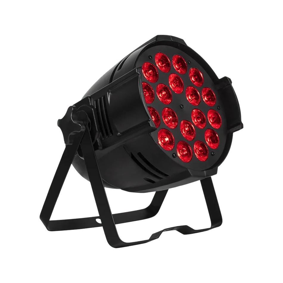 SHEHDS BAP1818F - Foco Par LED Grande en Aleación de Aluminio 18×18W RGBWA+UV 6in1 - Tempo Shop