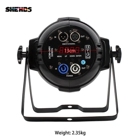 SHEHDS BAP1818F - Mini Par LED Grande en Aleación de Aluminio 18×18W RGBWA+UV 6in1 - Tempo Shop