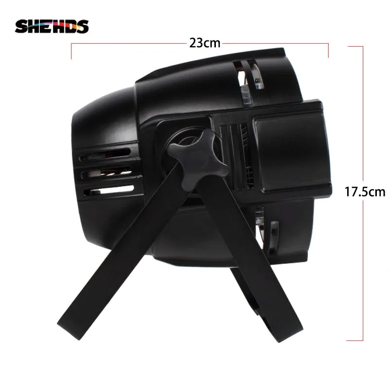 SHEHDS BAP1818F - Mini Par LED Grande en Aleación de Aluminio 18×18W RGBWA+UV 6in1 - Tempo Shop