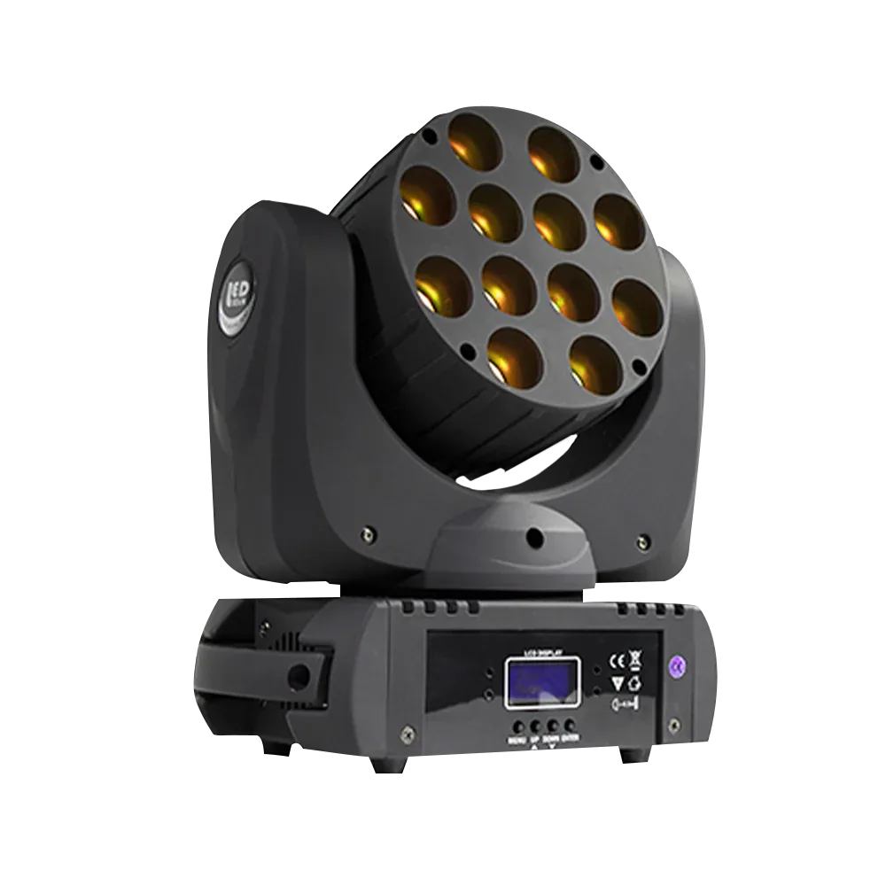 SHEHDS BMH1212D - Cabeza móvil Beam LED 12×12W RGBW - Tempo Shop