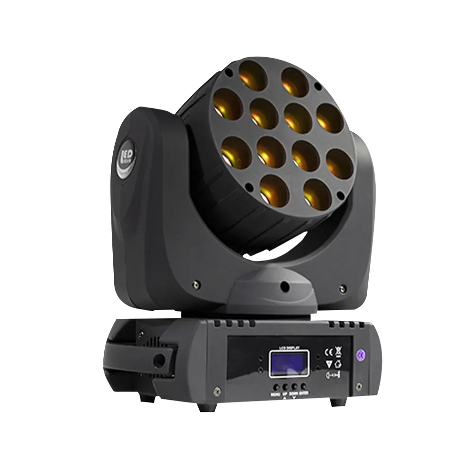 SHEHDS BMH1212D - Cabeza móvil Beam LED 12×12W RGBW - Tempo Shop