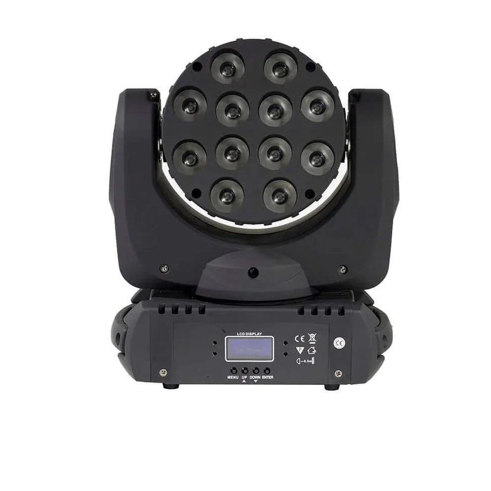 SHEHDS BMH1212D - Cabeza móvil Beam LED 12×12W RGBW - Tempo Shop