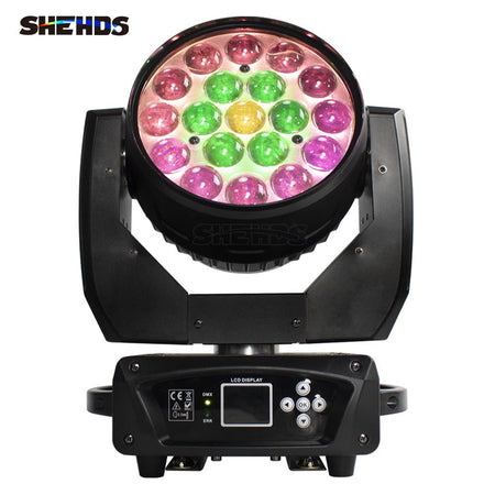 SHEHDS BWBE1915D - LED Moving Head 19×15 W RGBW Wash & Zoom - Tempo Shop