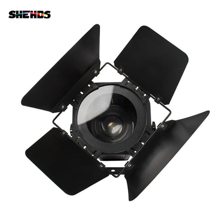 SHEHDS DoZPCOB200WCW - LED COB Zoom Par 200W Bicolor con Barndoors - Tempo Shop