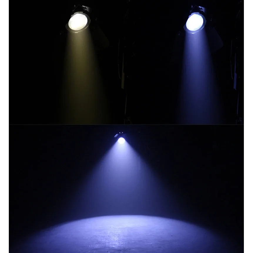 SHEHDS DoZPCOB200WCW - LED COB Zoom Par 200W Bicolor con Barndoors - Tempo Shop